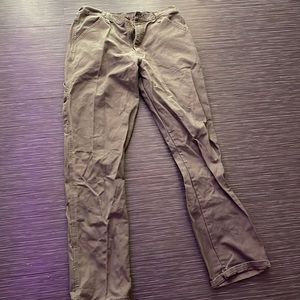 Grey trousers. Cotton material.